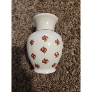 Vintage THOMAS Bavaria Floral Vase‎ 5" Tall